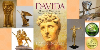 Collage of photos from the book Davida, by author Karen Ingalls