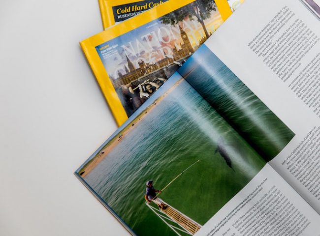 Fan of National Geographic magazines